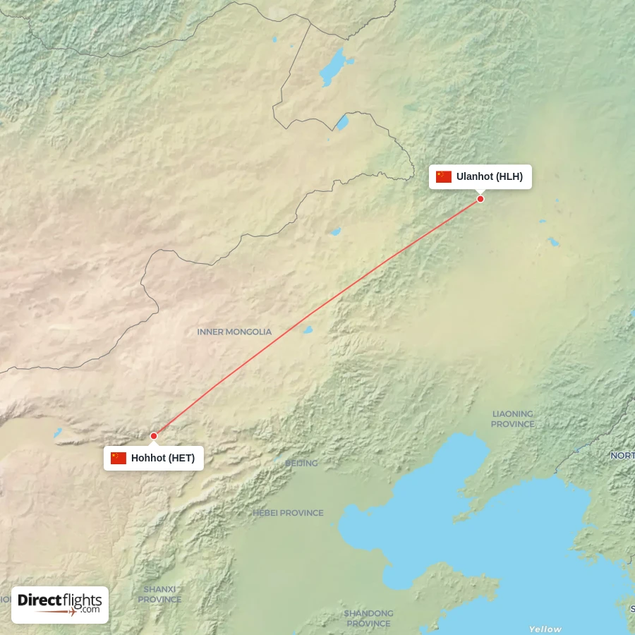 HLH - HET route map