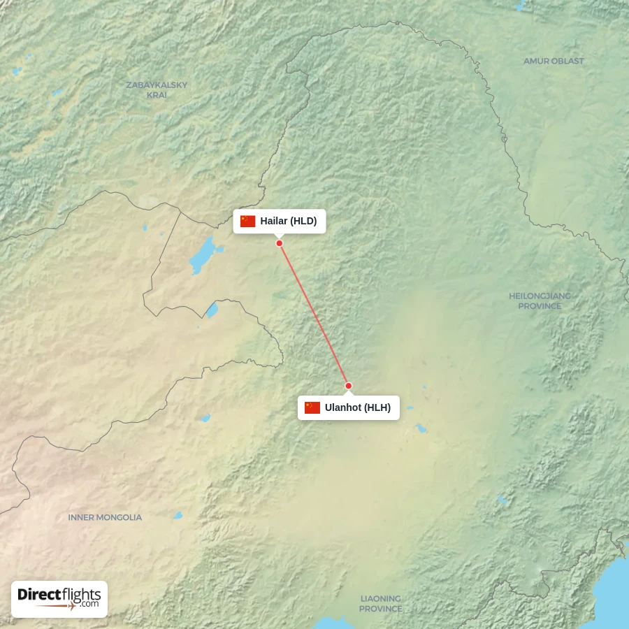 HLH - HLD route map