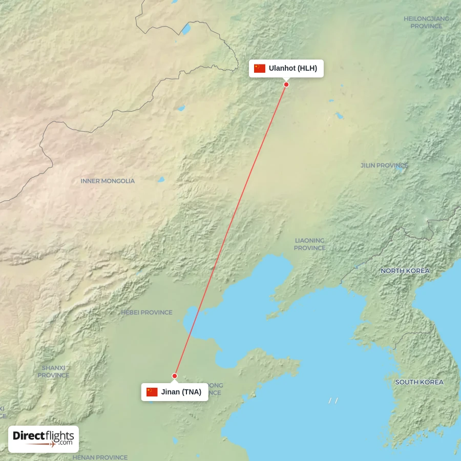HLH - TNA route map