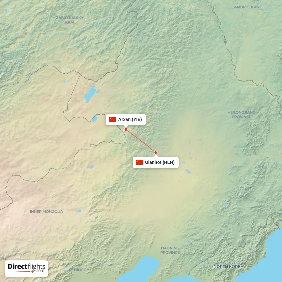 HLH - YIE route map