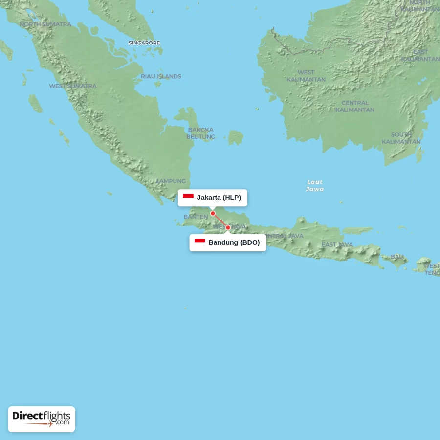 HLP - BDO route map