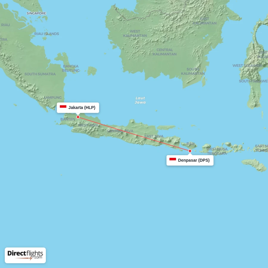 HLP - DPS route map