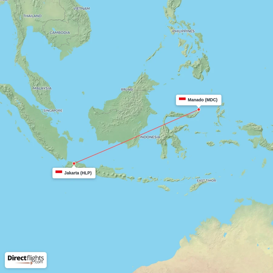 HLP - MDC route map