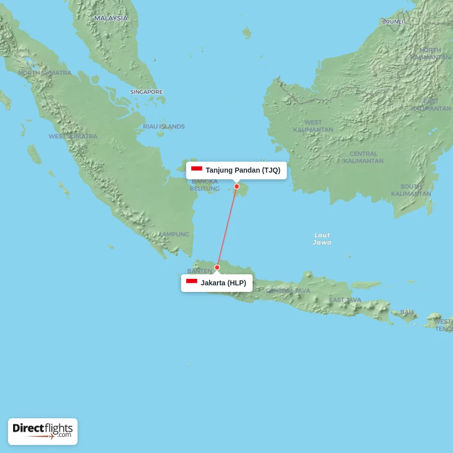 HLP - TJQ route map
