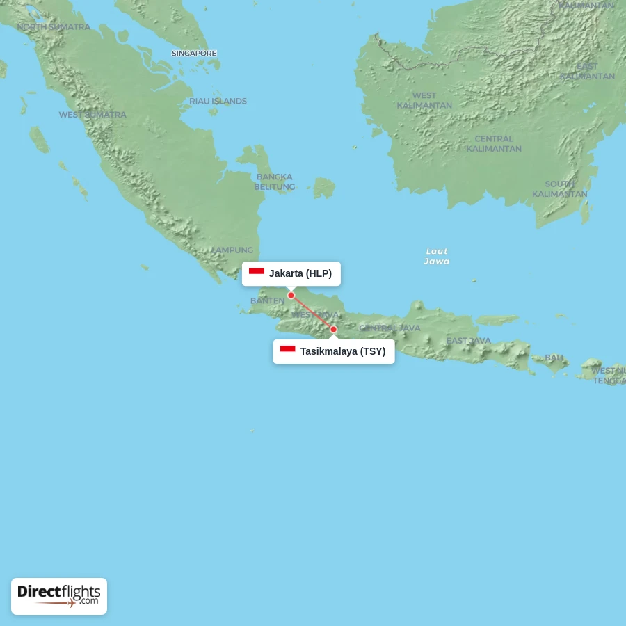 HLP - TSY route map