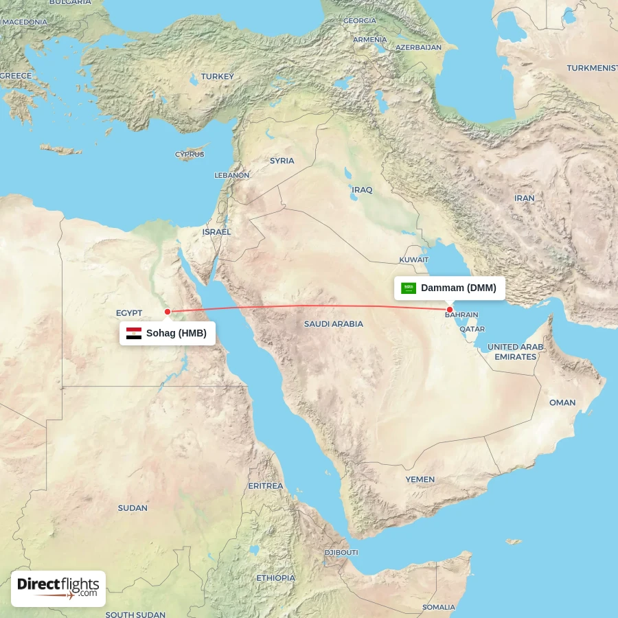 HMB - DMM route map