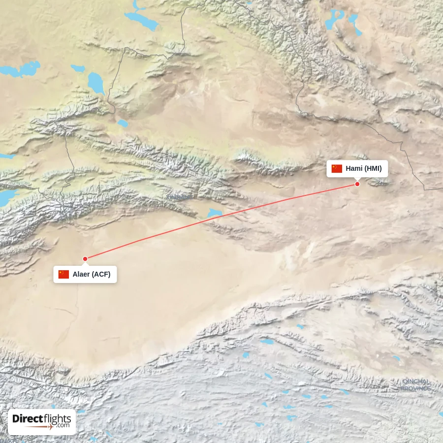 HMI - ACF route map