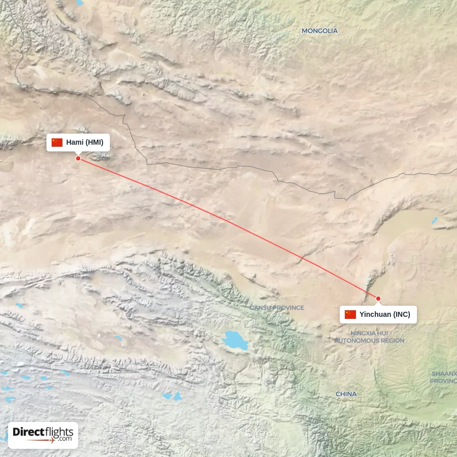 HMI - INC route map