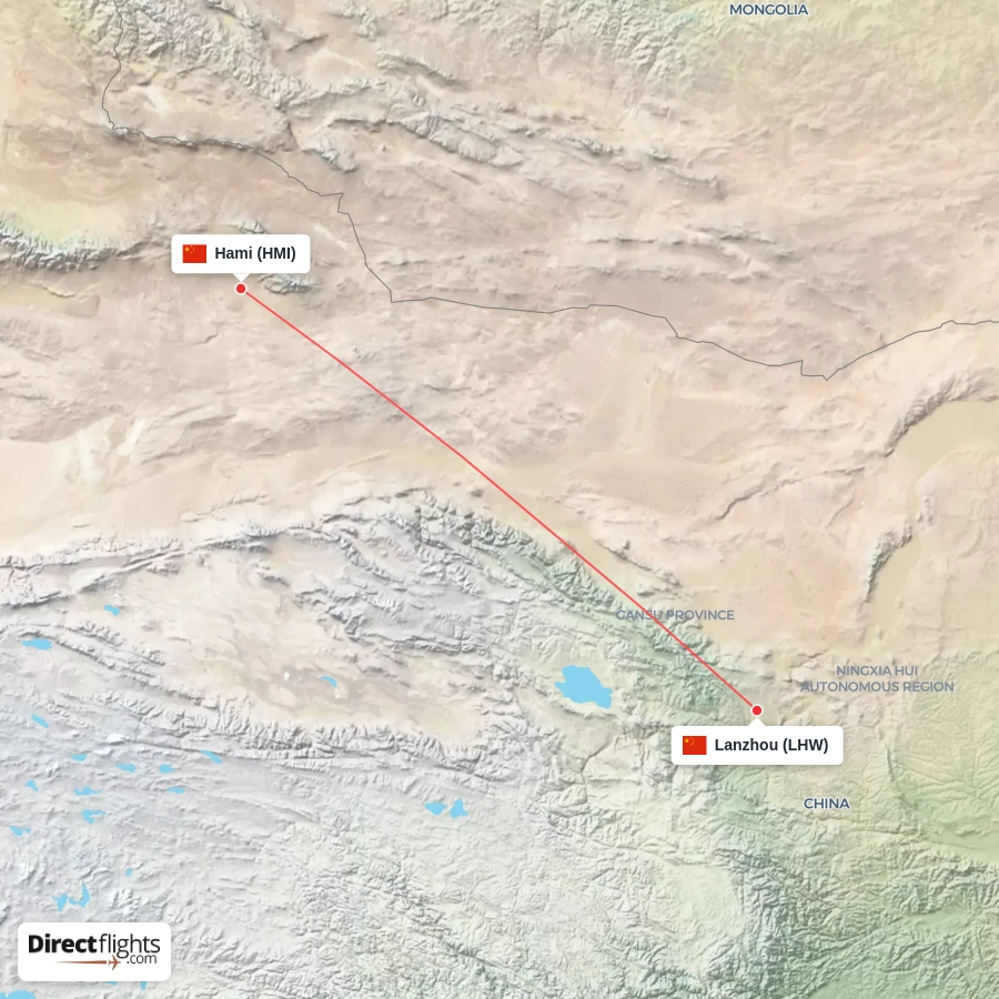 HMI - LHW route map