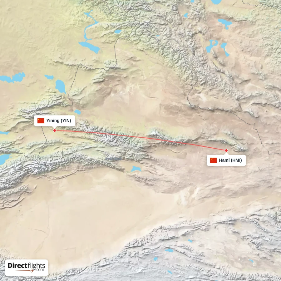 HMI - YIN route map