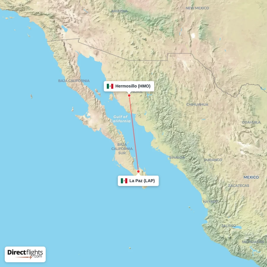 HMO - LAP route map