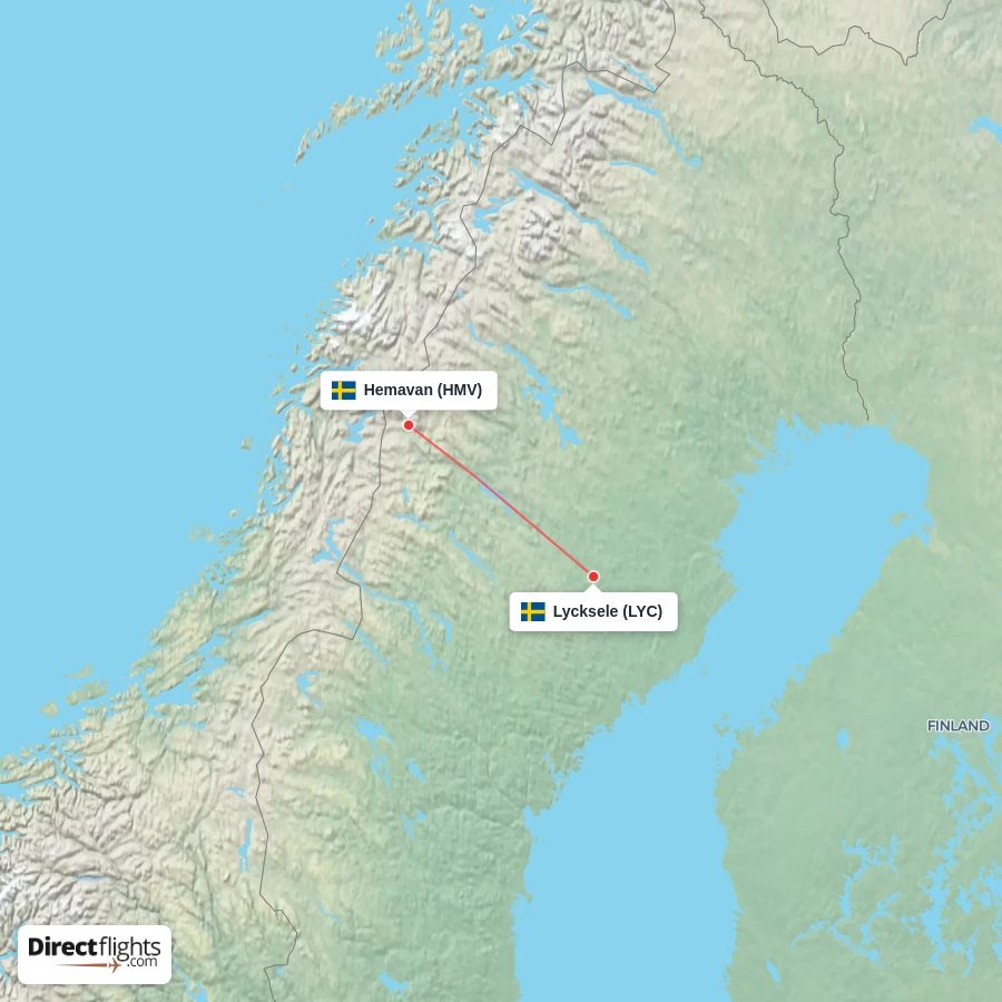 HMV - LYC route map