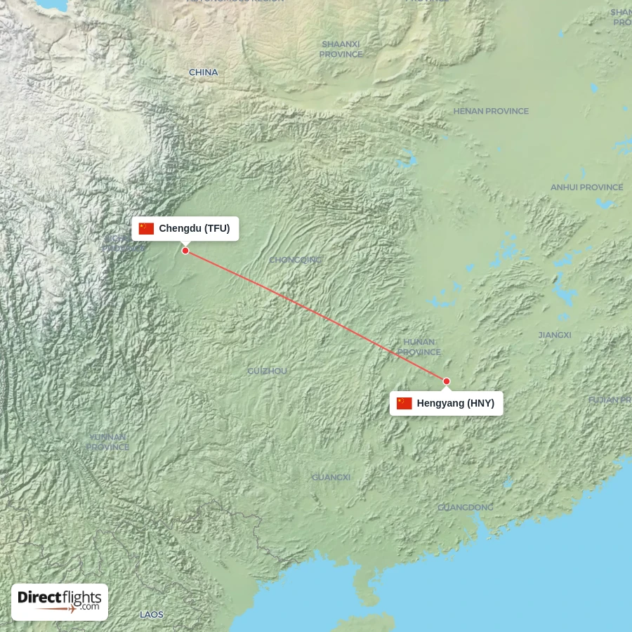 HNY - TFU route map