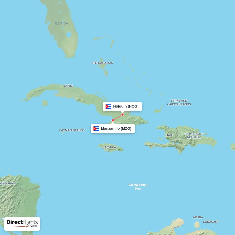 HOG - MZO route map