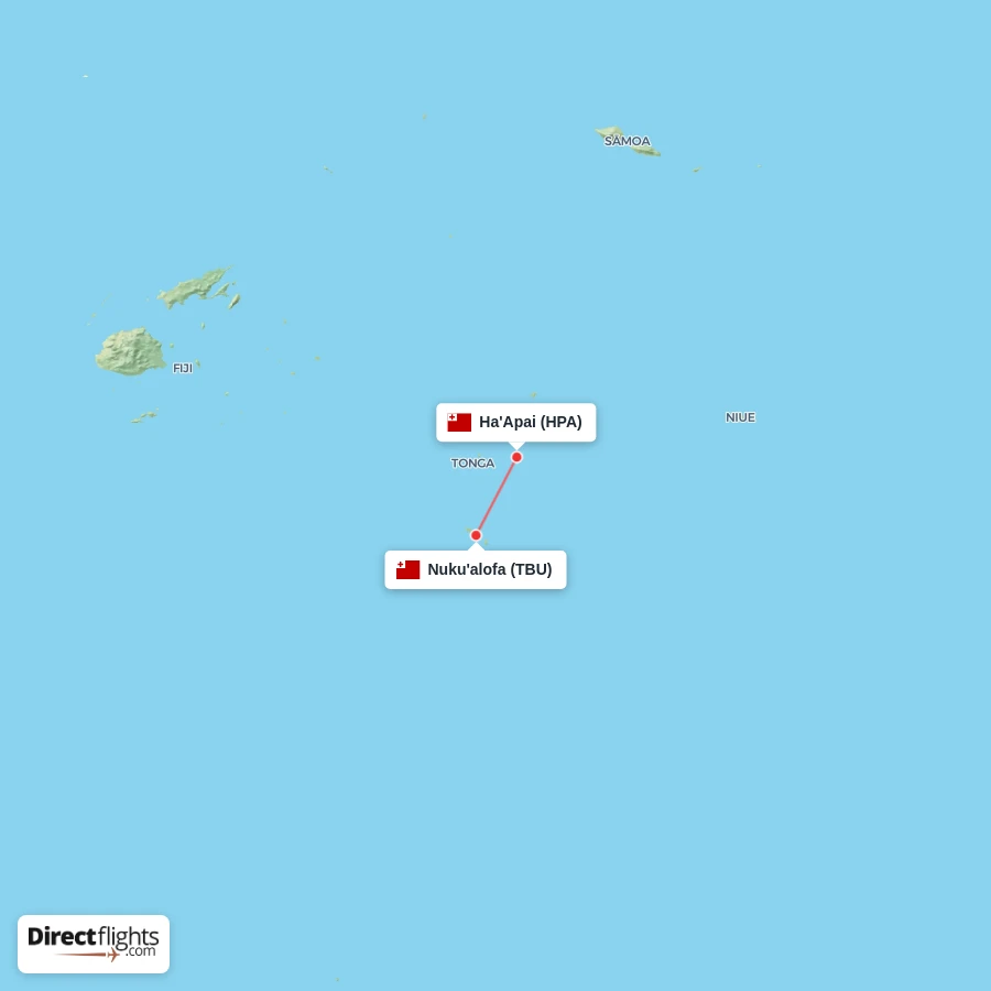 HPA - TBU route map