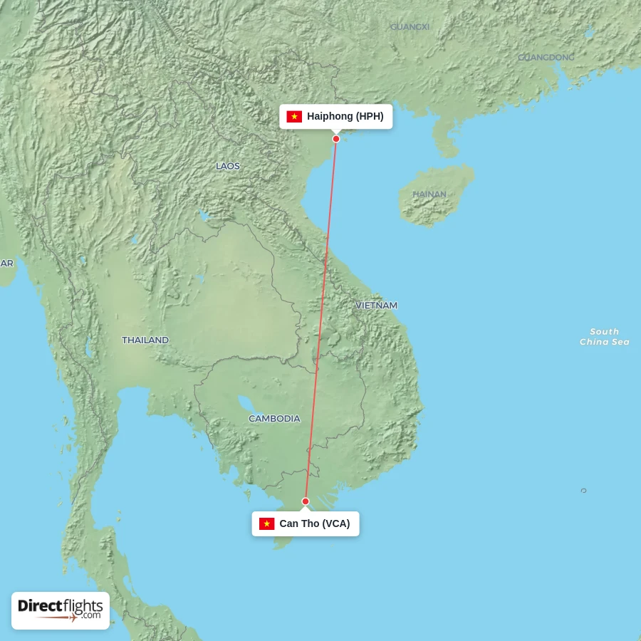HPH - VCA route map