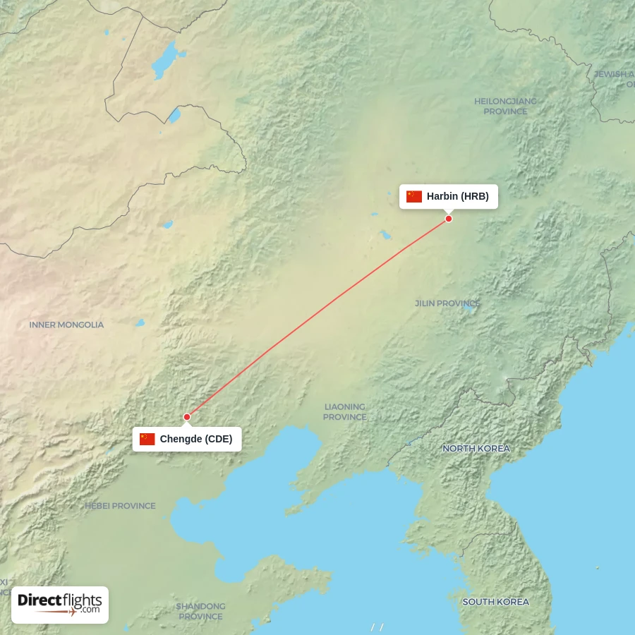 HRB - CDE route map
