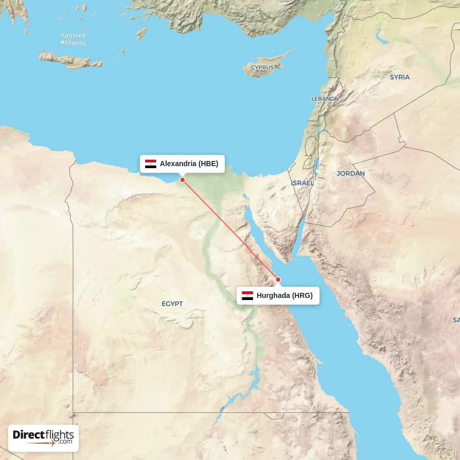 HRG - HBE route map
