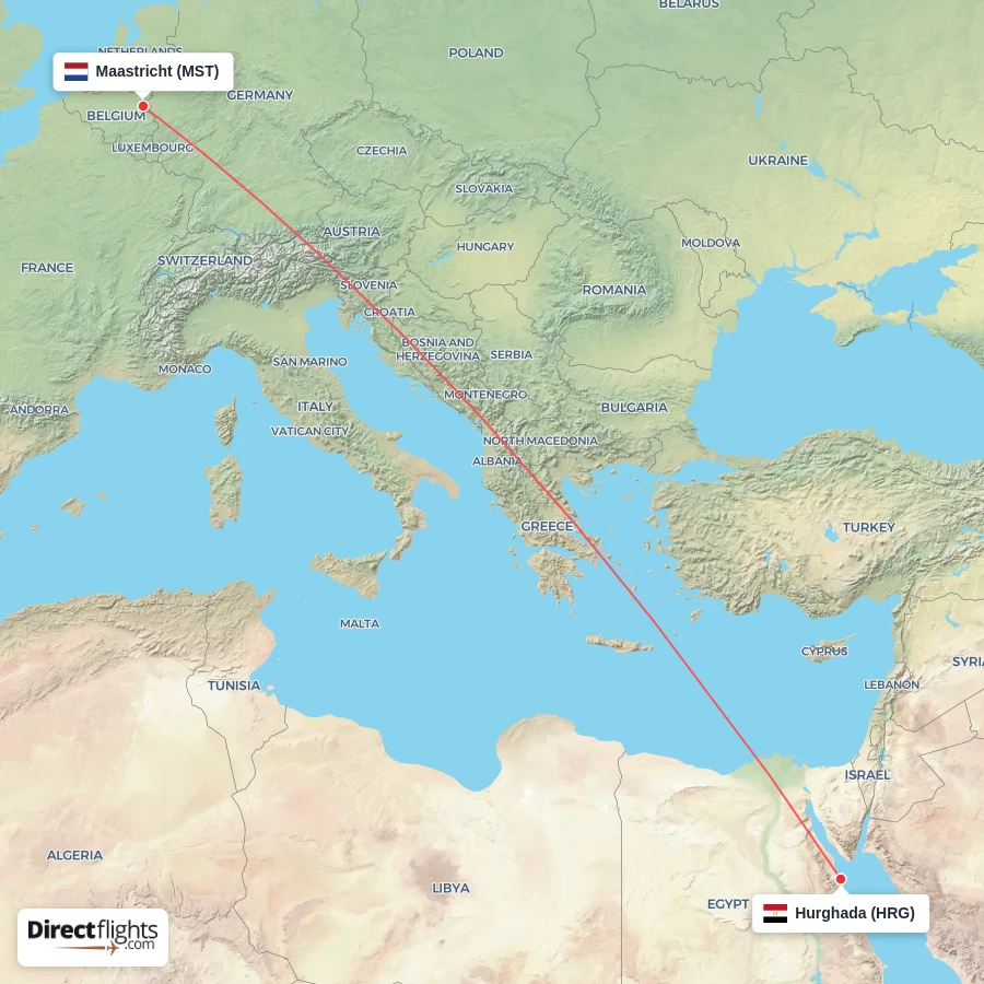 HRG - MST route map
