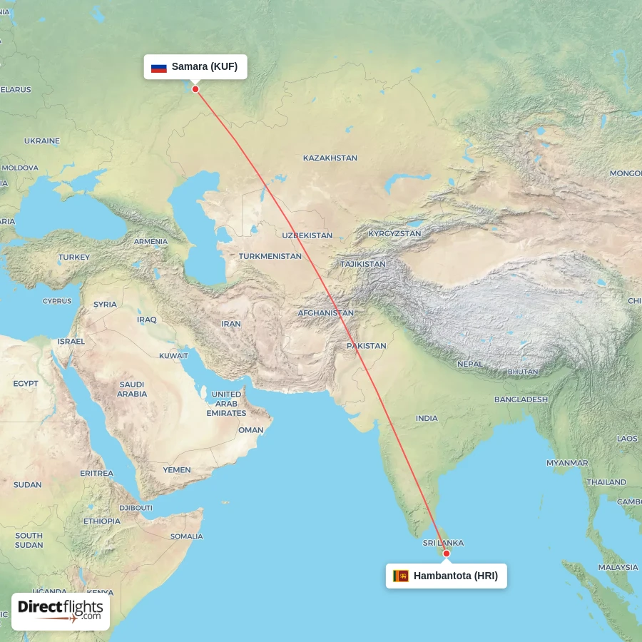 HRI - KUF route map