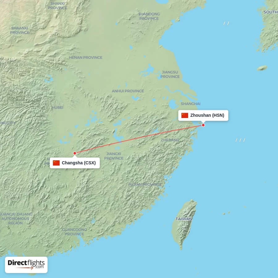 HSN - CSX route map