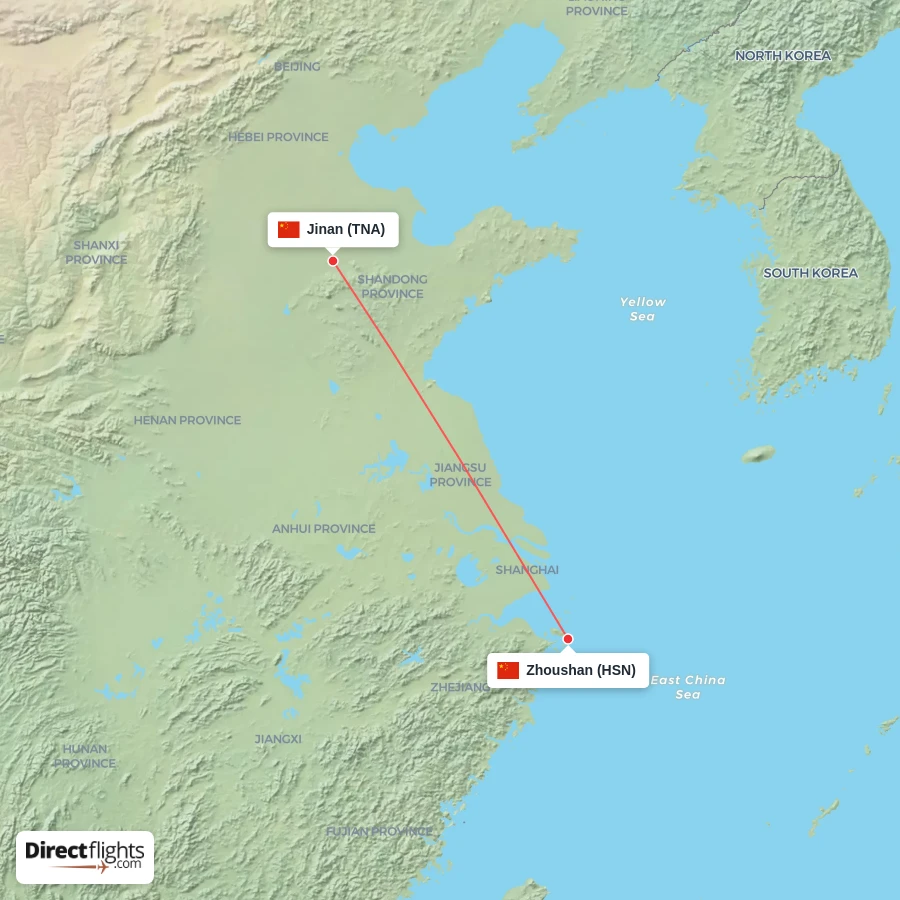 HSN - TNA route map