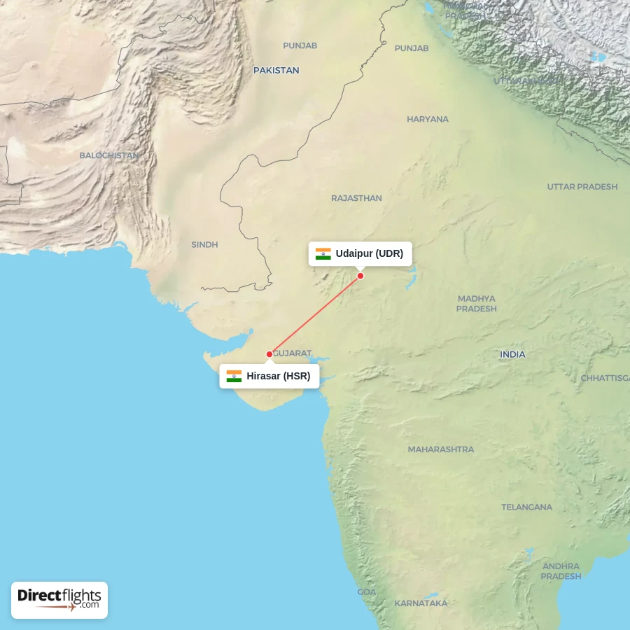 HSR - UDR route map