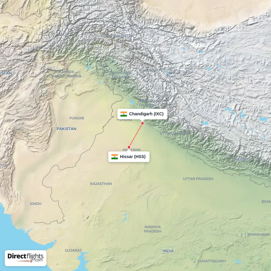 HSS - IXC route map