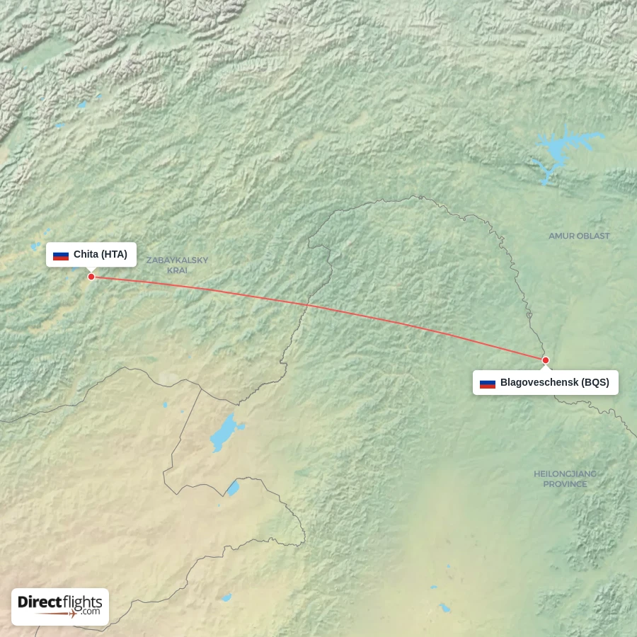 HTA - BQS route map