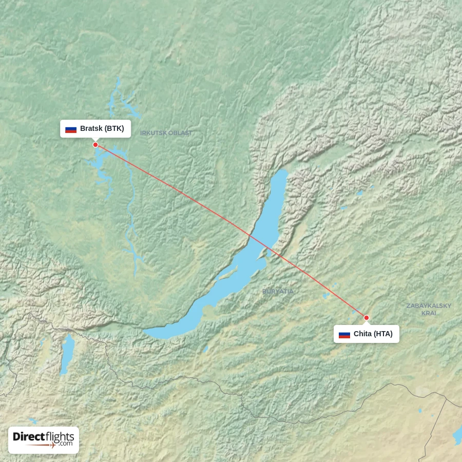HTA - BTK route map