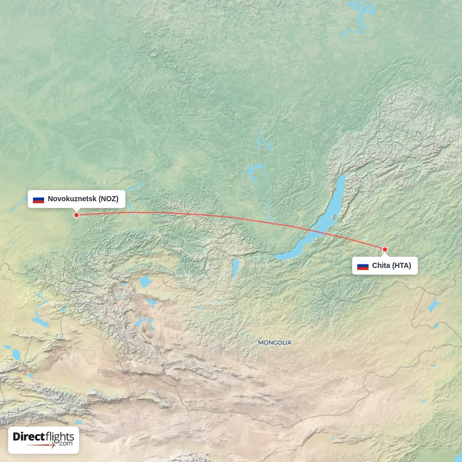 HTA - NOZ route map