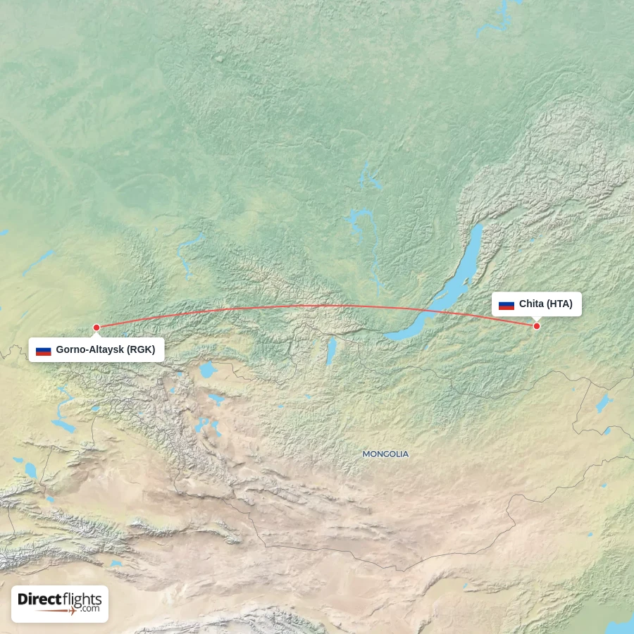 HTA - RGK route map