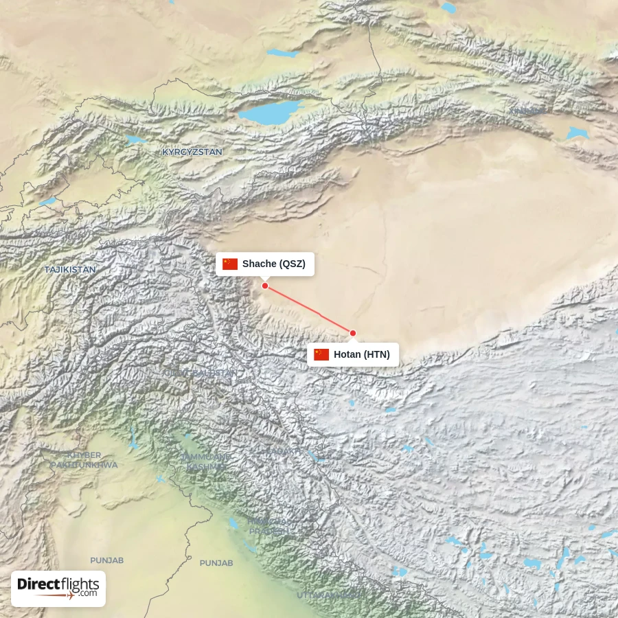 HTN - QSZ route map
