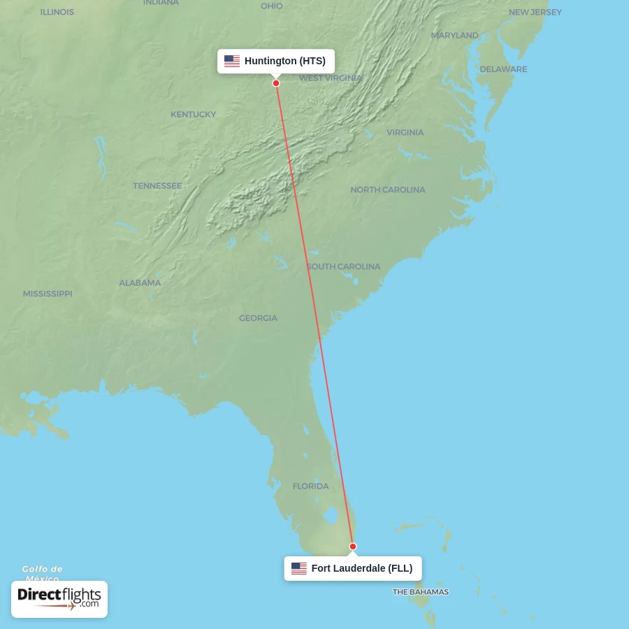 HTS - FLL route map