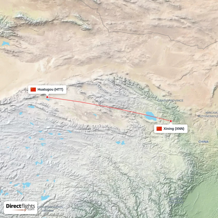 HTT - XNN route map