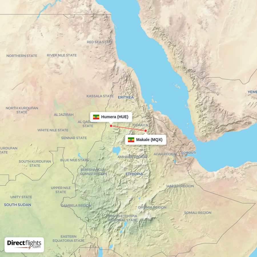 HUE - MQX route map