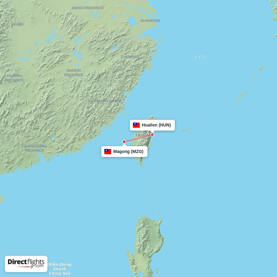 HUN - MZG route map