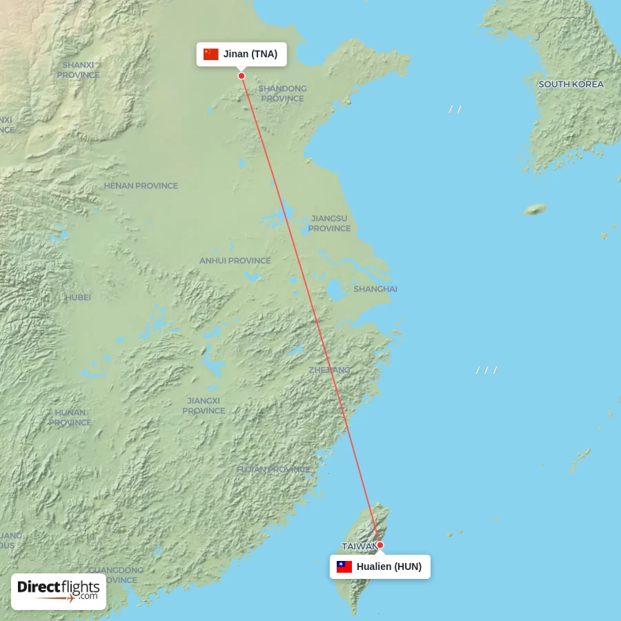 HUN - TNA route map