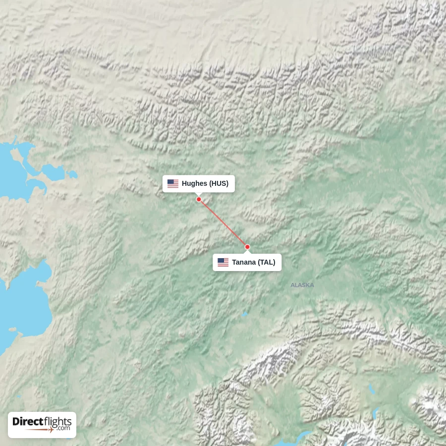 HUS - TAL route map