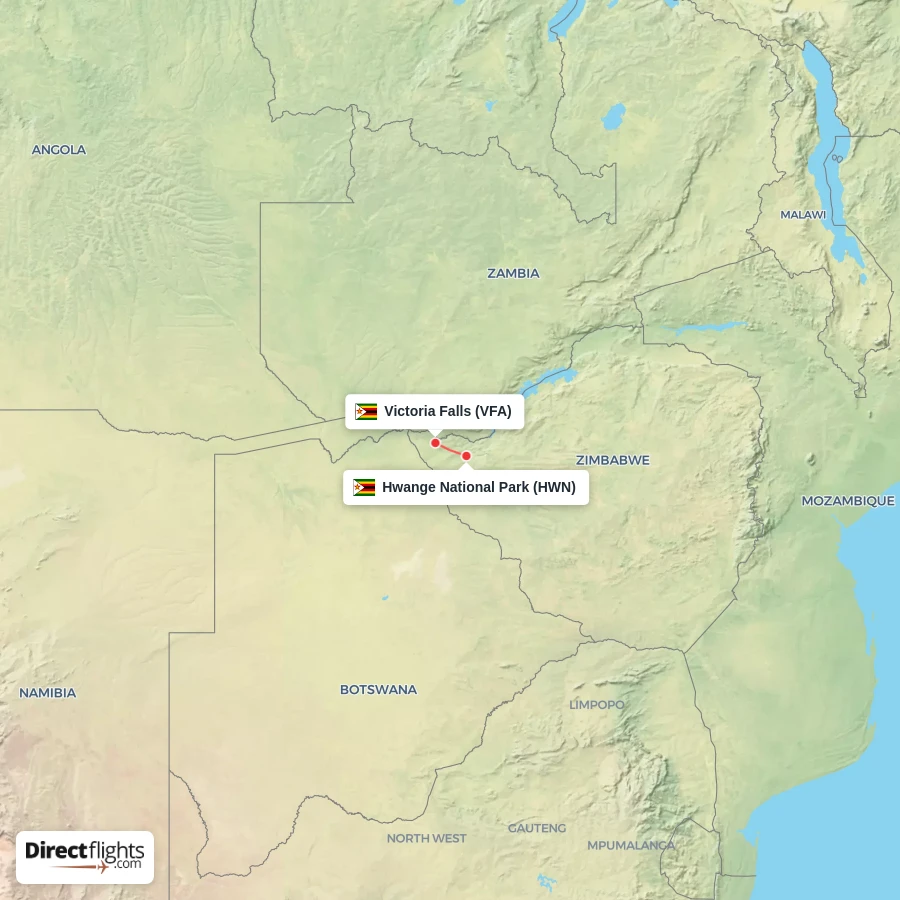 HWN - VFA route map