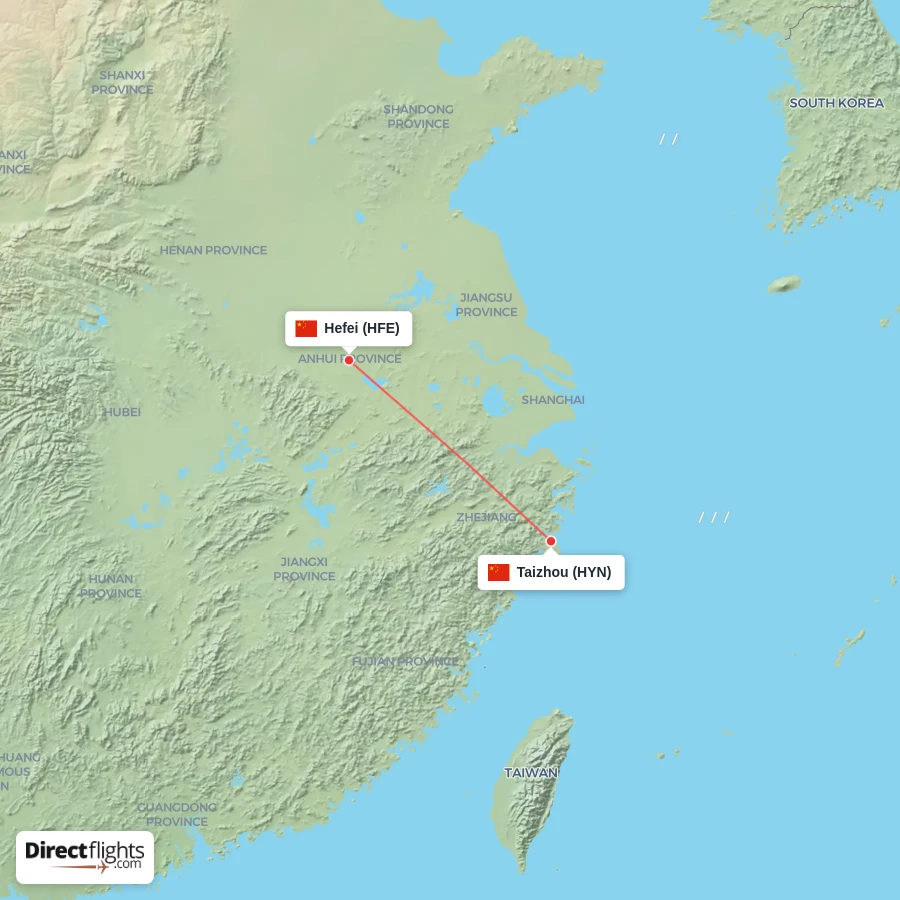 HYN - HFE route map