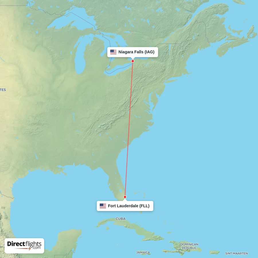 IAG - FLL route map