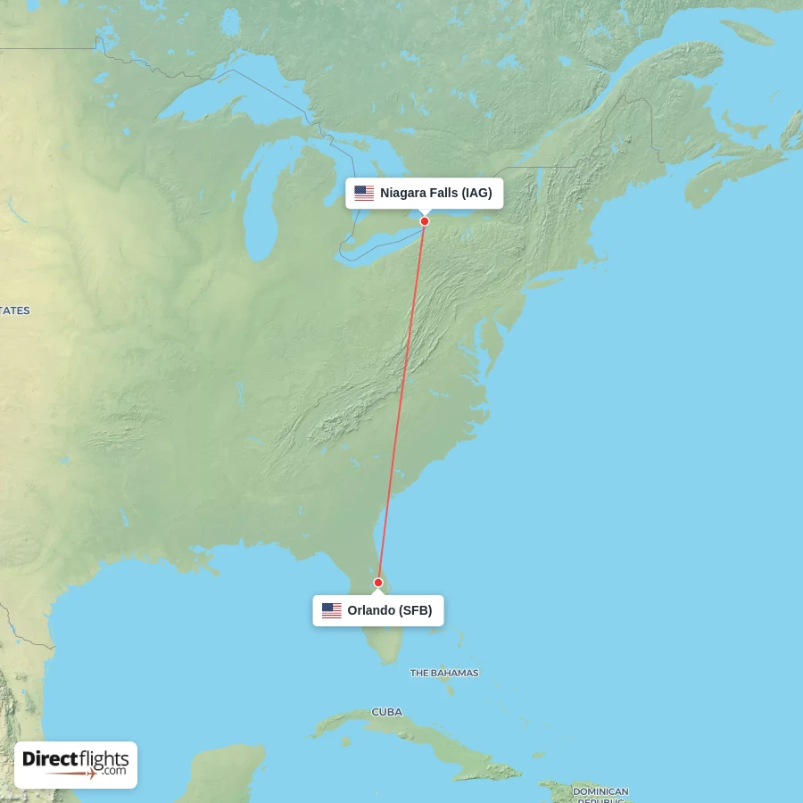 IAG - SFB route map