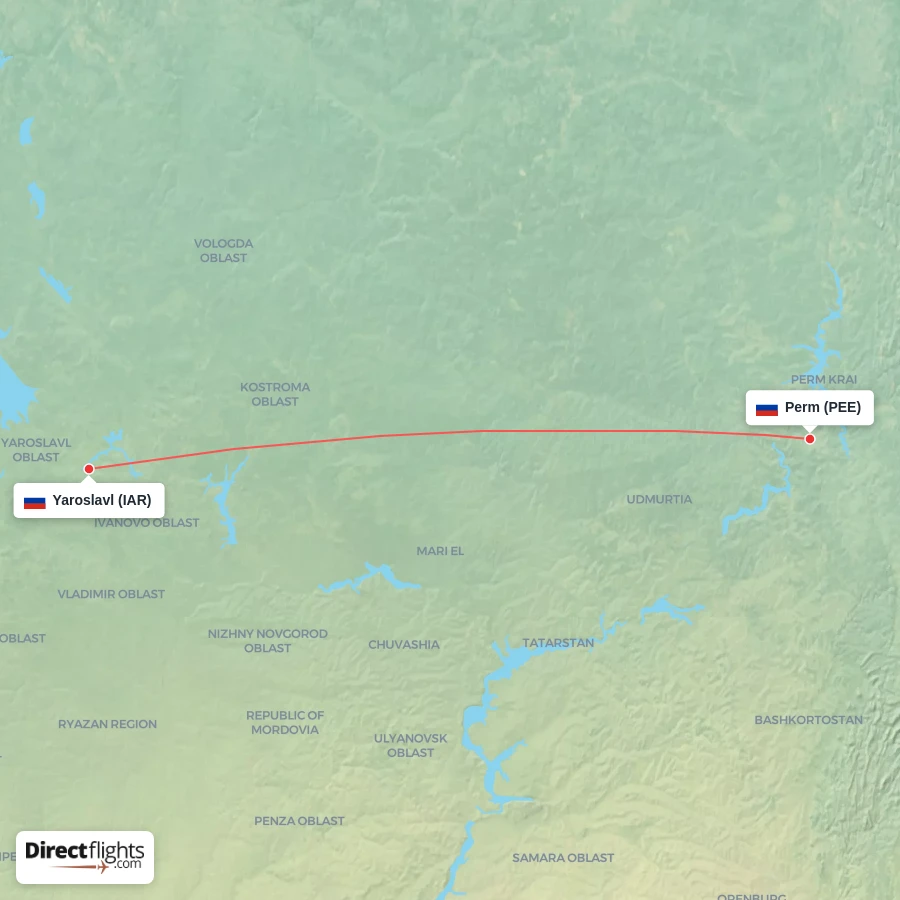 IAR - PEE route map