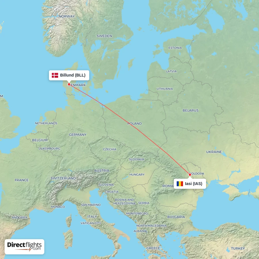 IAS - BLL route map