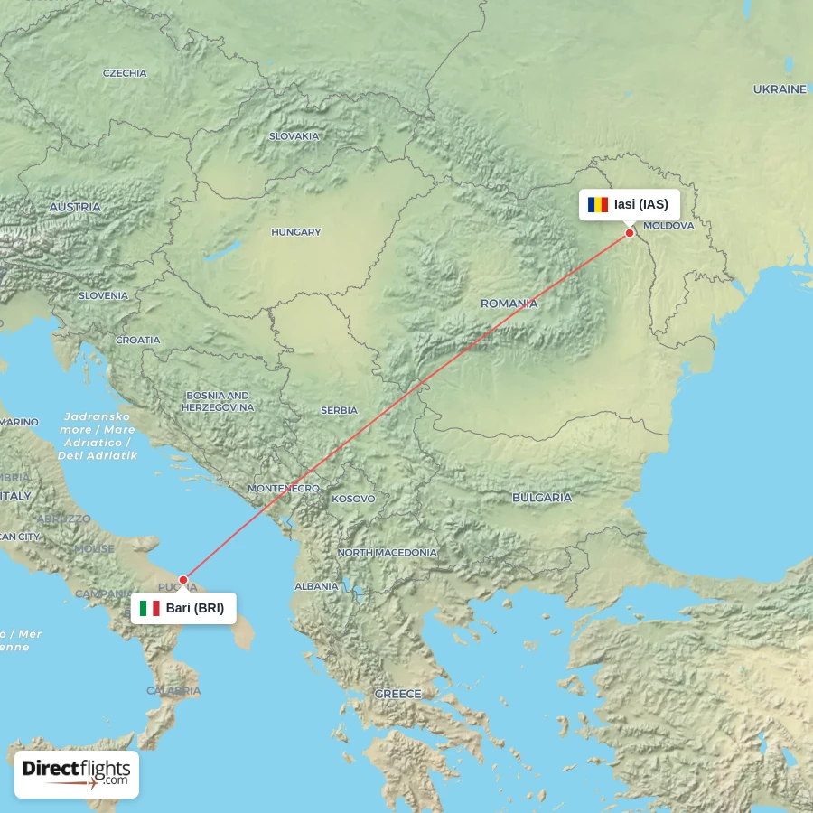 IAS - BRI route map