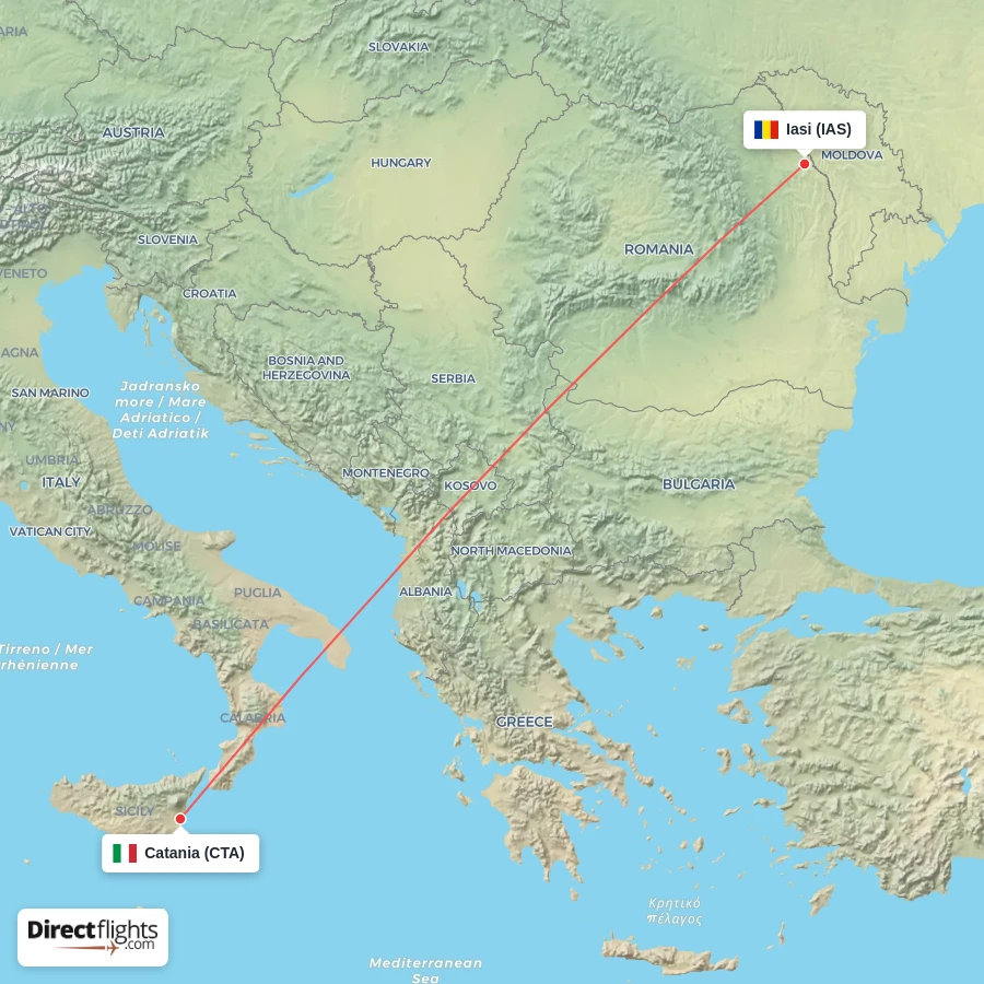 IAS - CTA route map