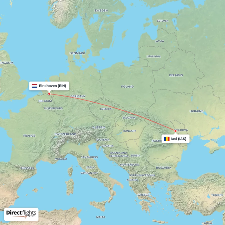 IAS - EIN route map