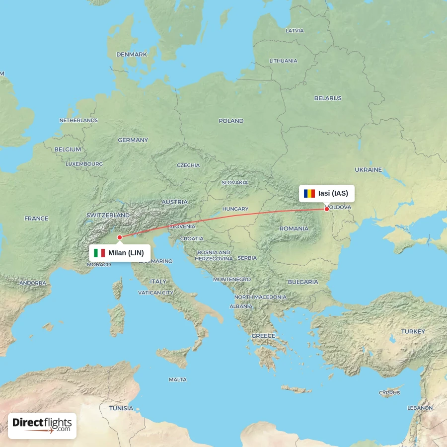 IAS - LIN route map