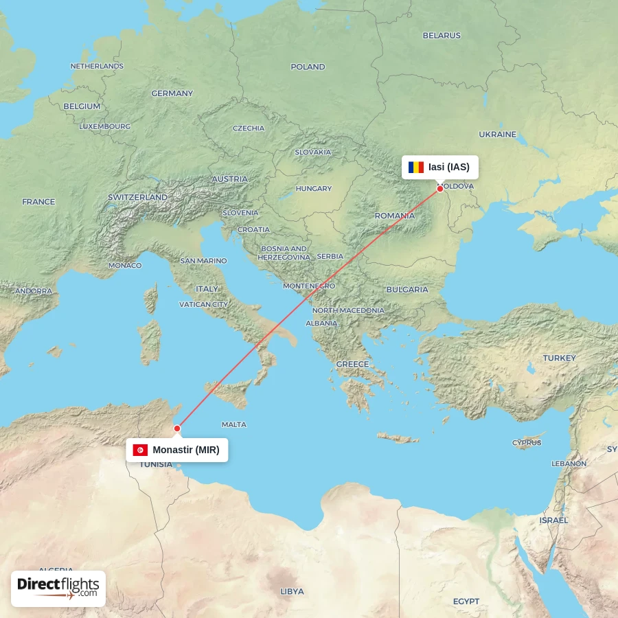 IAS - MIR route map